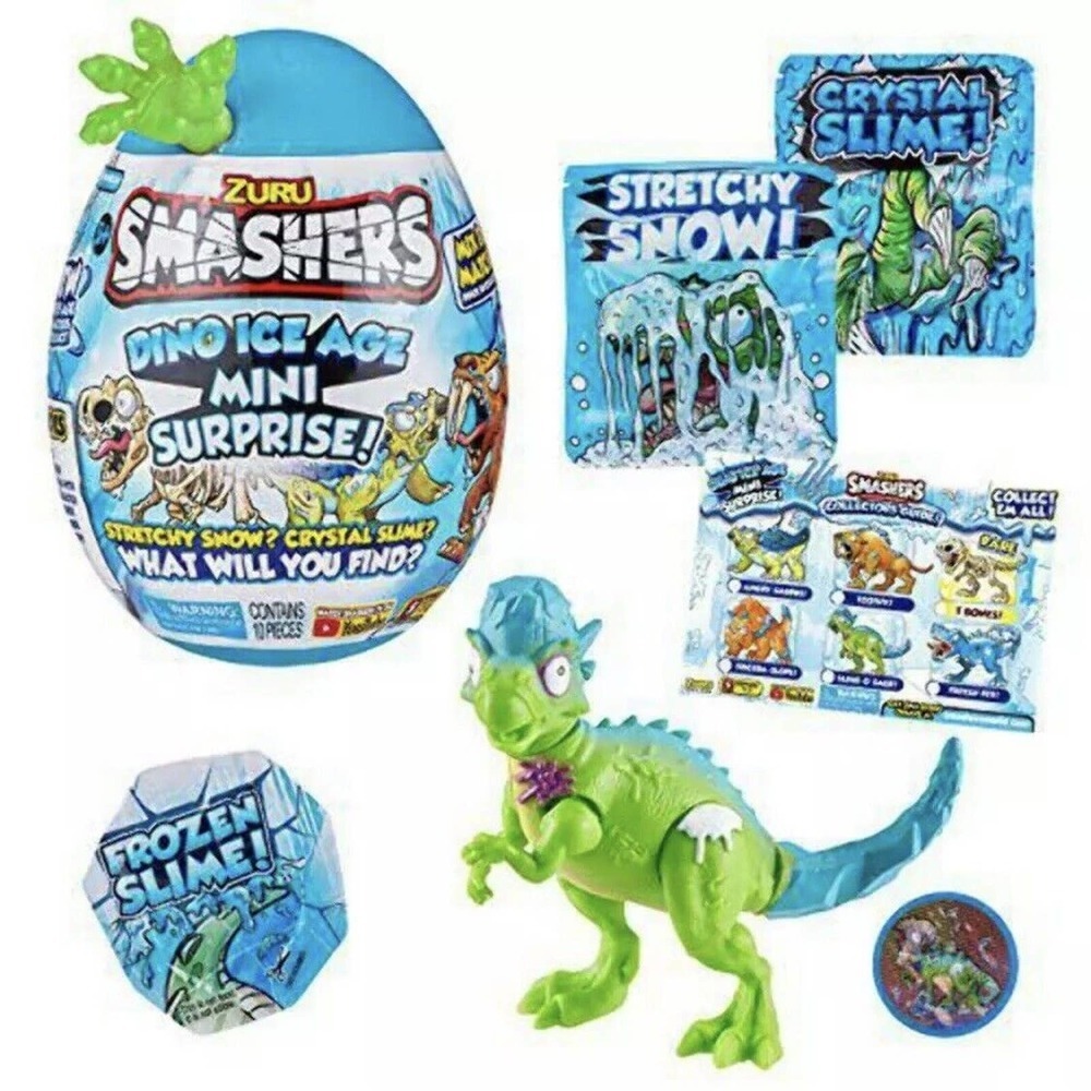 ZURU Smashers Dino Ice Age Egg Pterodactyl 25 Surprises New Unopened
